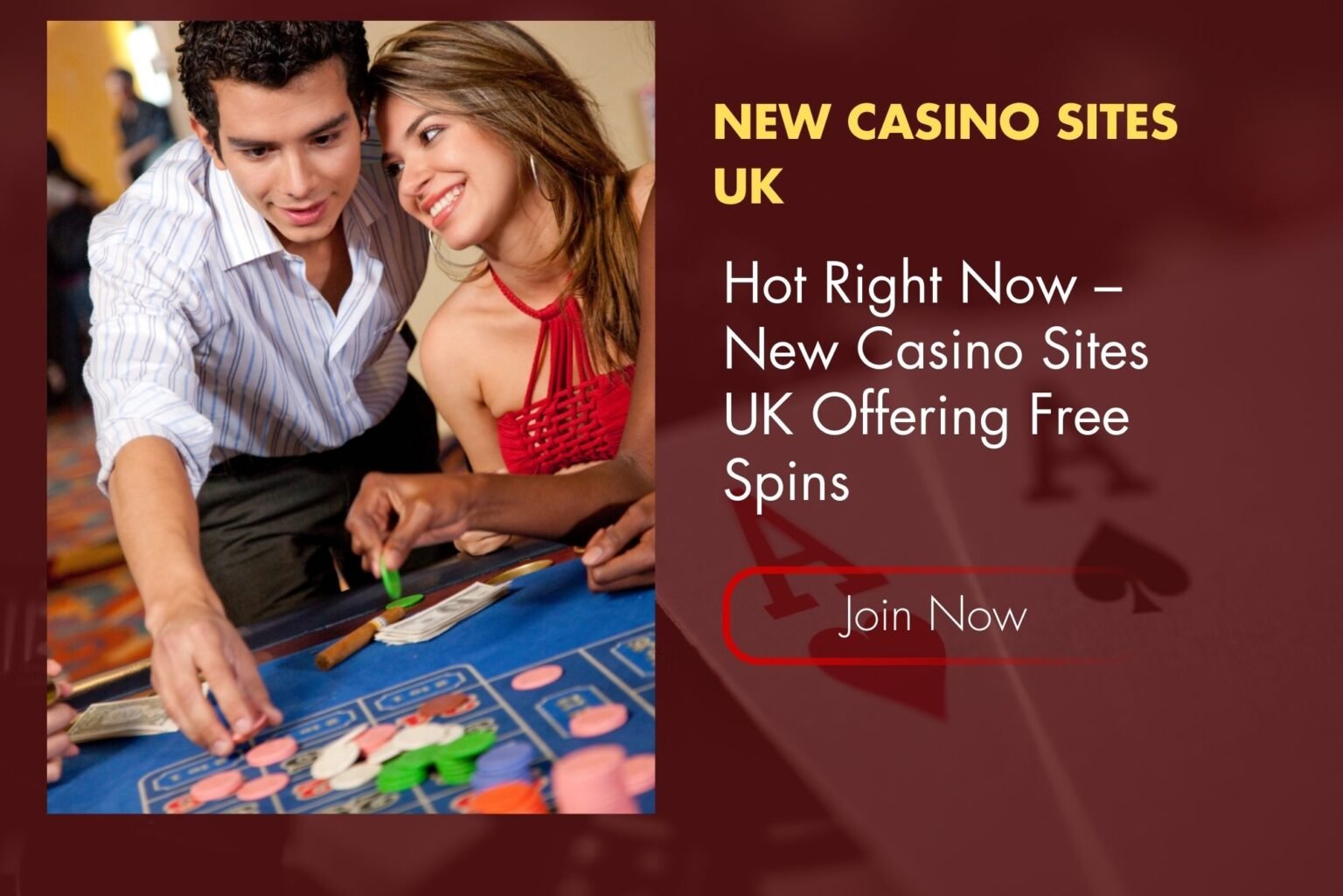 Hot Right Now – New Casino Sites UK Offering Free Spins